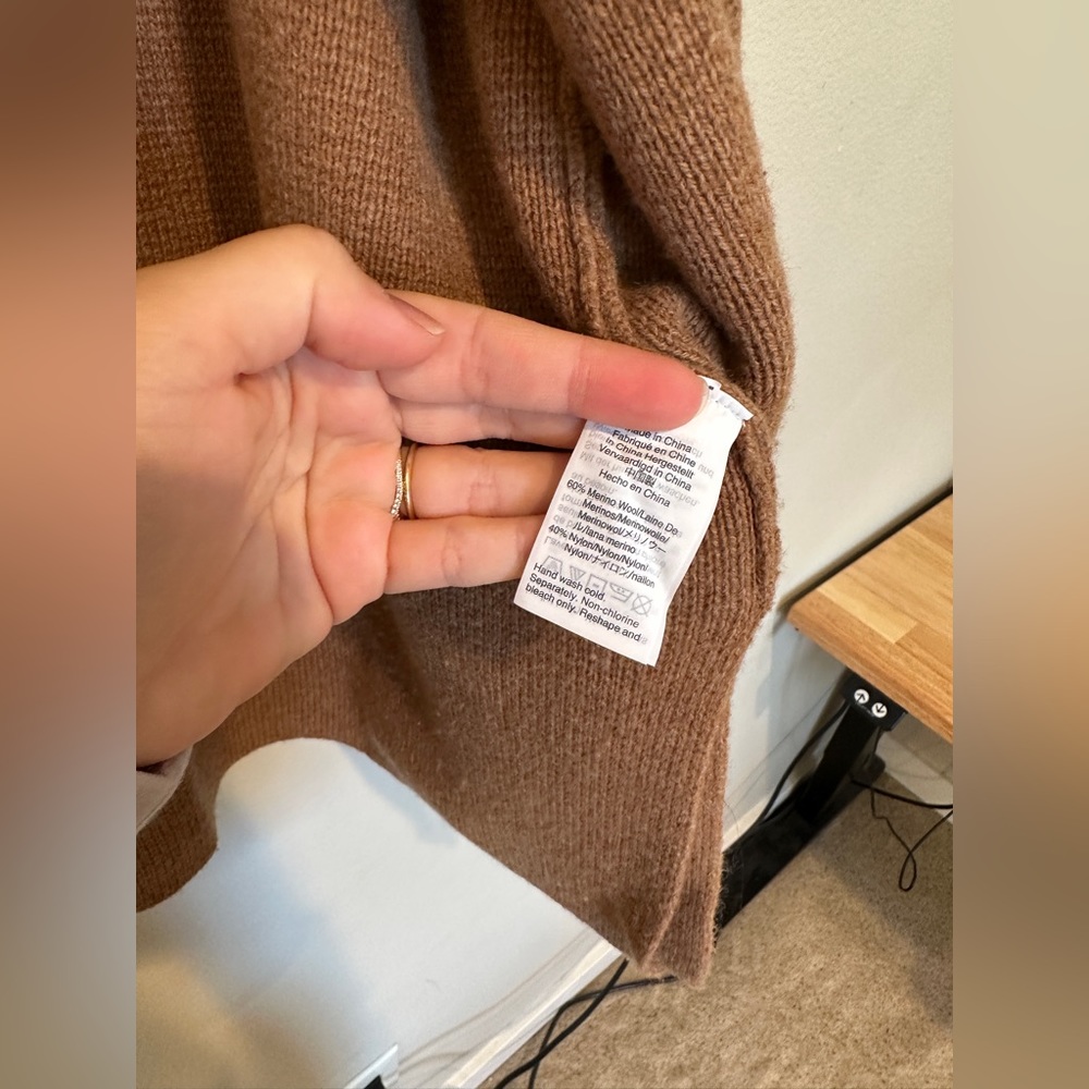 Madewell Tan Knit Jacket - Picture 4 of 6